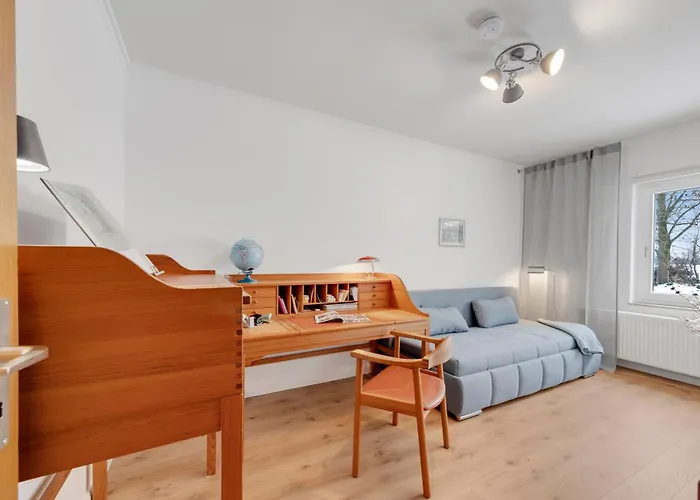 Stilvoller Bauhaus Bungalow Mit Sauna In Lueneburger Heide Fuer 8 Gaeste 레템 사진