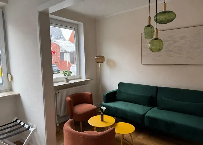 Apfelmarkt-Apartment - Moderne Wohnung Im Herzen Von Έμντεν φωτογραφία